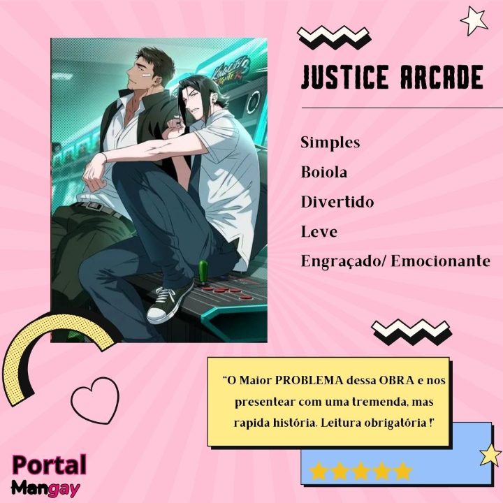 Arte do post sobre Justice Arcade