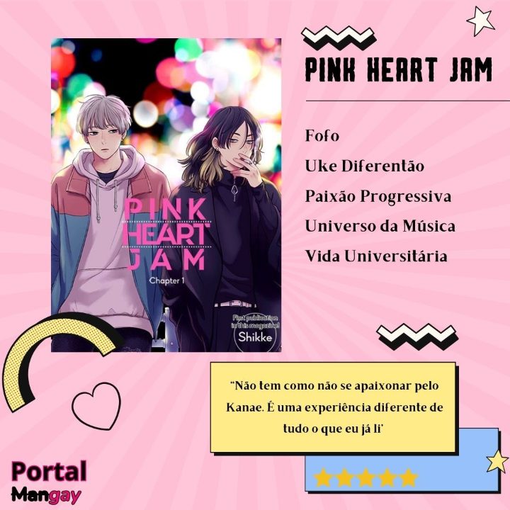 Arte do post sobre Pink Heart Jam