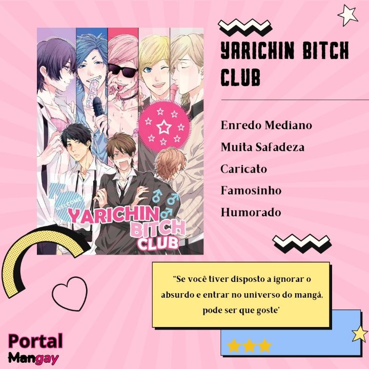 Arte do post sobre Yarichin Bitch Club