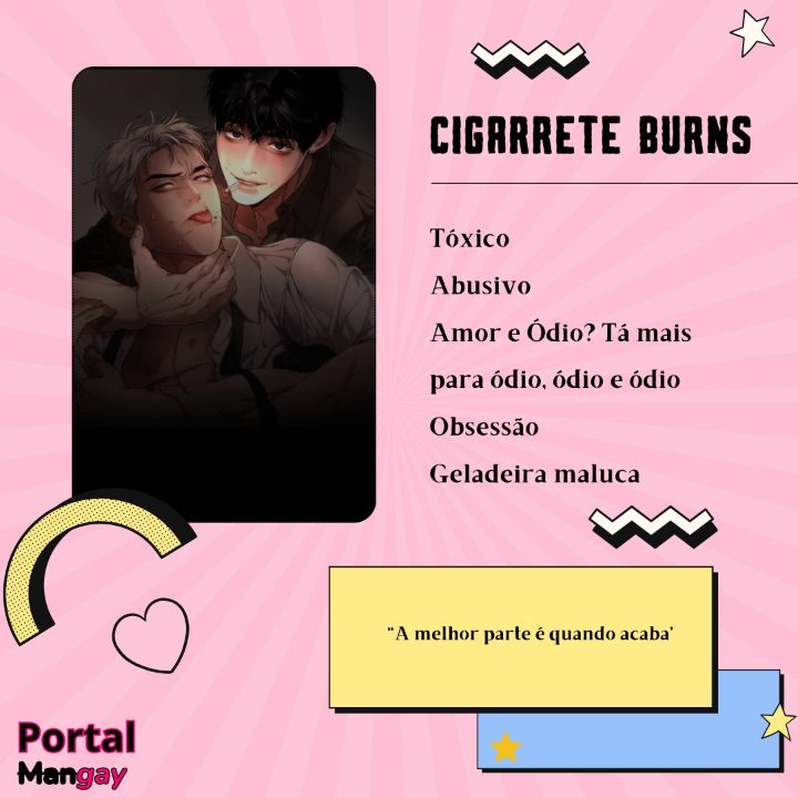 Arte do post sobre Cigarette Burns